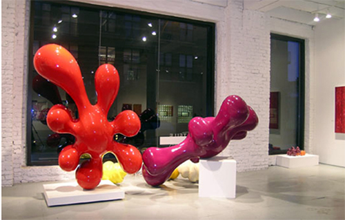 02 Splats 05 – Flatfile Contemporary Galleries, Installation, Chicago, IL, 2005